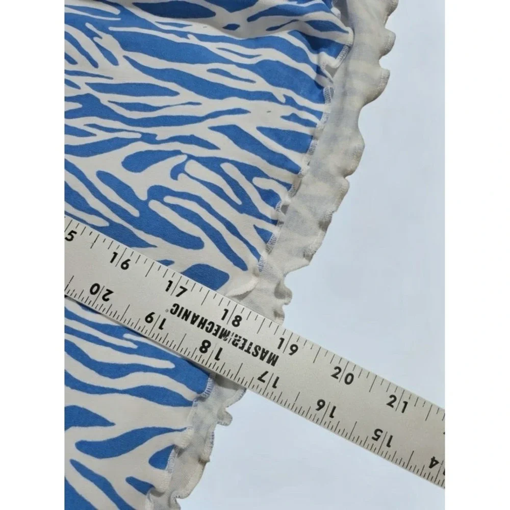 Diane von Furstenberg Target Extra Large Blue Zebra Cami Skirt Set Resort New
